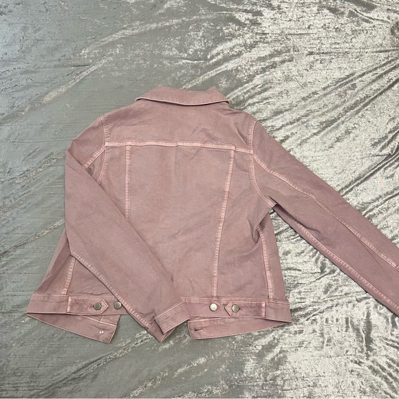 L-Tags on Loft Lavender Denim Jacket - Picture 6 of 7